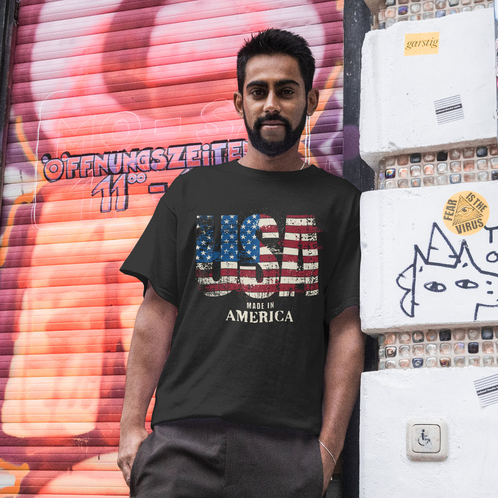USA Made In America Graphic Tee
