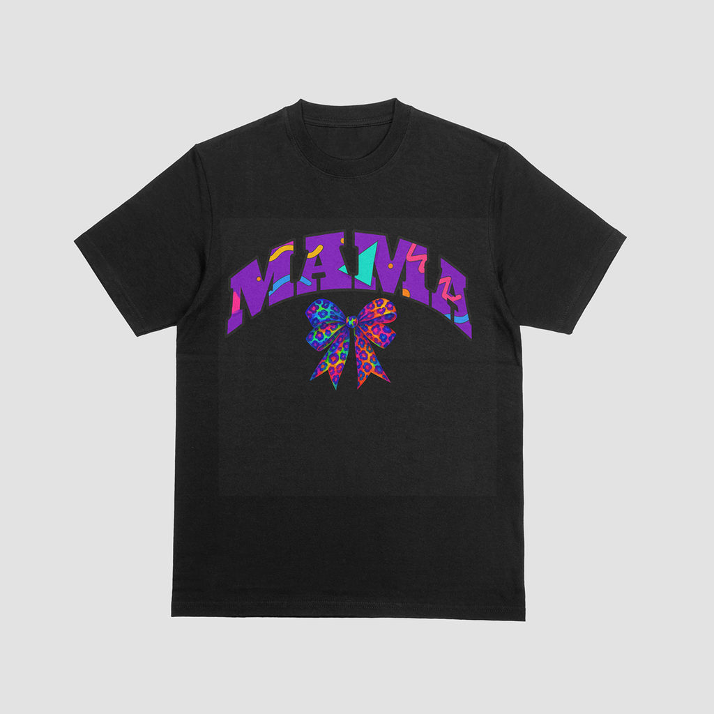90s Mama Graphic Tee – Black Gildan 5000